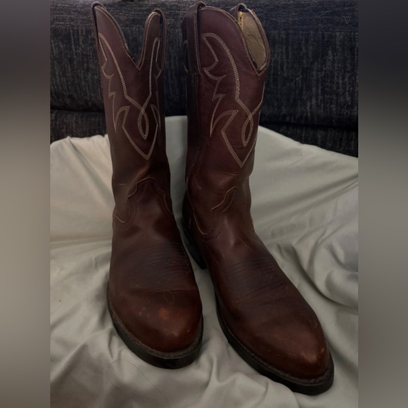 Durango Brown Leather Cowboy Boots | Classic Western Style - Picture 1 of 4